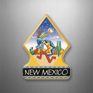 New Mexico   Kokopelli Diamond 3D Magnet