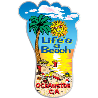 Lifes A Beach Sticker