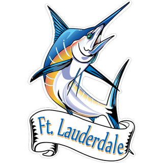 Ft Lauderdale Marlin Sticker