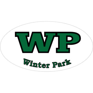OK3 Winter Park WP Euro oval no bear Sticker