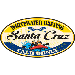 OK4 Santa Cruz WHITE WATER RAFTING Sticker