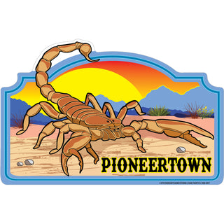 OK4 Pioneertown Scorpion Sticker