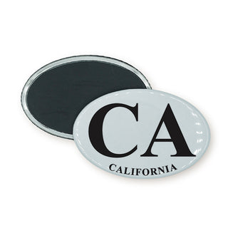 California Euro Oval Badge Magnet