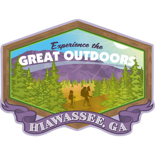 Hiawassee  GA Great Outdoors Sticker