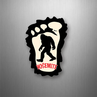 Yosemite   Big Foot In Big Furry Foot Flexible Magnet