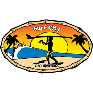Surf City California   Endless Summer   Sticker