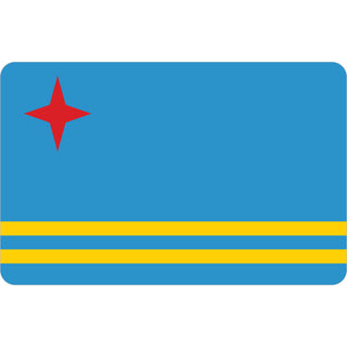Aruba   Aruba Flag Sticker