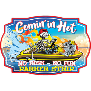 Parker Strip   Comin' In Hot Sticker