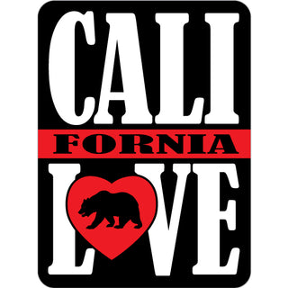 California   Love Bear Sticker