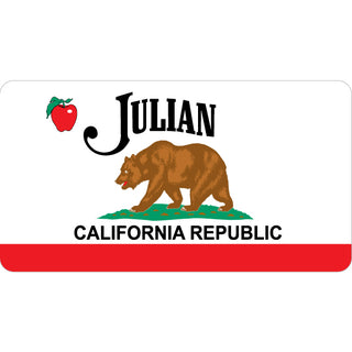 Julian CA Republic Flag Sticker