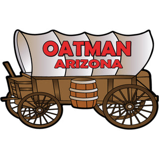 Oatman  AZ   Covered Wagon Sticker