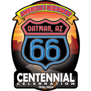 Oatman  AZ   America's Highway Centennial Celebration Sticker