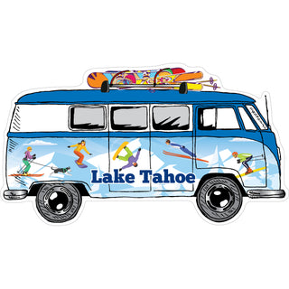 OK3 Lake Tahoe Winter Bus Side View Sticker