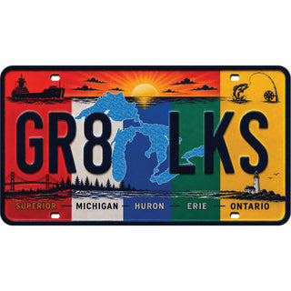 GR8 LKS LICENSE PLATE Sticker