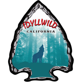 OK4 Idyllwild Wolf Arrowhead Sticker