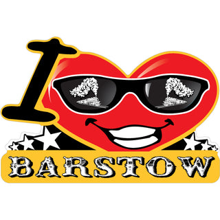 Barstow Happy Heart Sticker