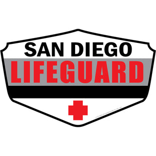 OK4 San Diego Lifeguard Shield (00105) Sticker