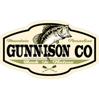 GUNNISON BACK TO NATURE FISH Sticker
