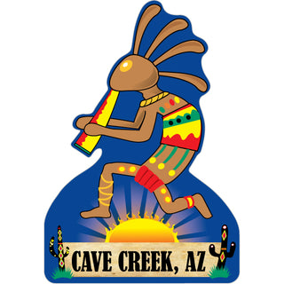 Cave Creek Az Kokopelli Vertical Sticker