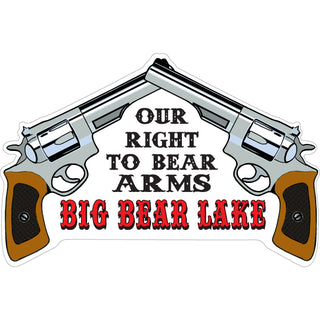Big Bear Lake   2nd Amendment Rectangle Sticker