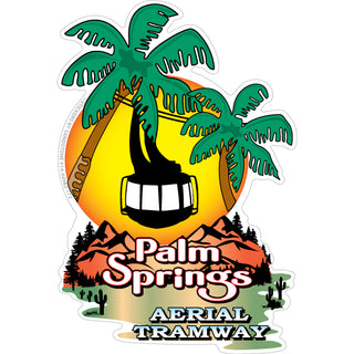 OK4 Palm Springs  CA Aerial Tramway Sticker