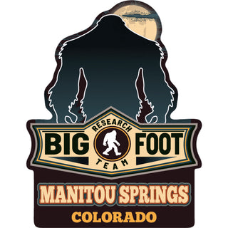 Bigfoot Research Team   Manitou Springs  CO Bigfoot Research Team Sticker