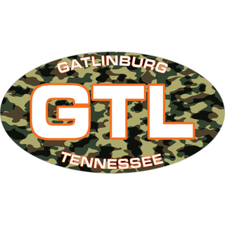 Gatlinburg  TN Camo Euro GTL (793 00793) Sticker