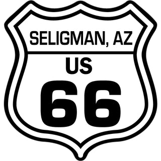 Seligman  AZ   Route 66 Shield Sticker