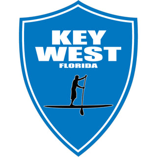 OK3 Key West Blue stand up Paddleboard Shield Sticker