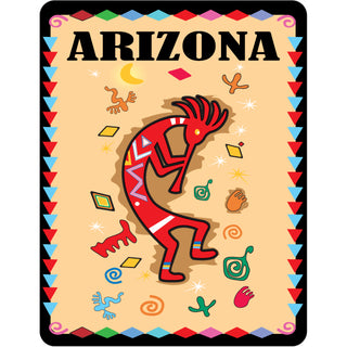 Arizona Kokopelli Triangles Border Sticker