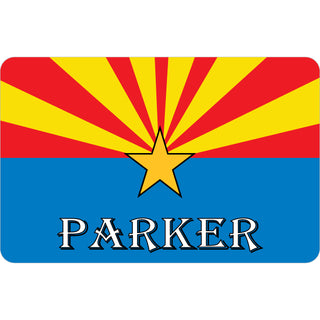 Parker   Arizona Flag Sticker