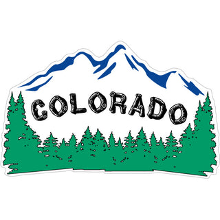 OK4 Colorado Mountain Trees Sticker