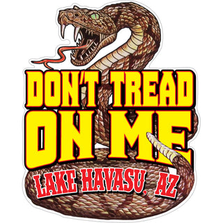 Lake Havasu  Az   Don't Tread On Me Rattle Snake Sticker