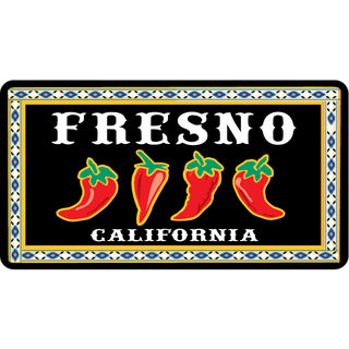 OK4 Fresno CA 4 Chili Peppers Sticker