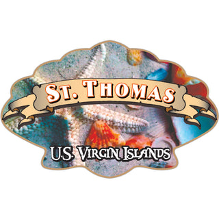 ST THOMAS SEASHELLS Sticker
