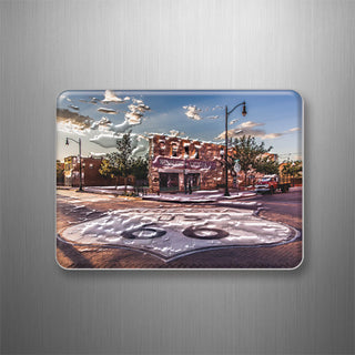 On The Corner   Route 66 Corner Sign 3D Magnet