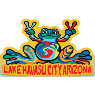 Lake Havasu City  Arizona   Peace Frog Sticker