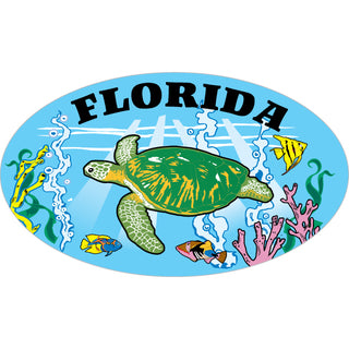 OK4 Florida Turtle in Sea Sticker