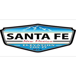 OK4 Santa Fe New Mexico Blue Elevation Shield Sticker