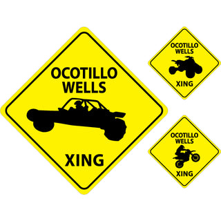 Ocotillo Wells   ATV Crossing Sticker