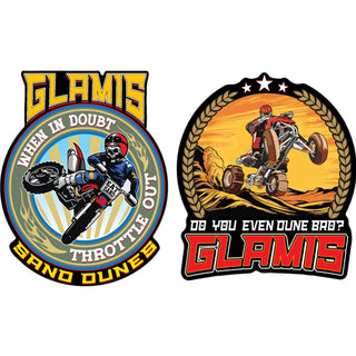 GLAMIS WHEN IN DOUBT AND DO YOU EVEN DUNE BRO Sticker