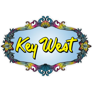 OK3 Key West Ocean Shell Border Sticker