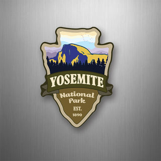 Yosemite National Park   Arrowhead Mountain Scene Flexible Magnet