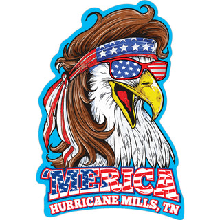 MERICA EAGLE HURRICANE MILLS TN Sticker