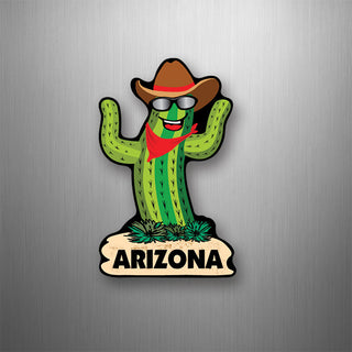 Arizona Happy Cactus Flexible Magnet