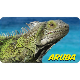Aruba   Iguana Photo Sticker