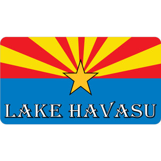 Lake Havasu   Arizona Flag Sticker