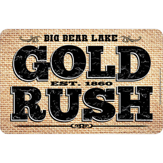 Big Bear Lake   Gold Rush Sticker