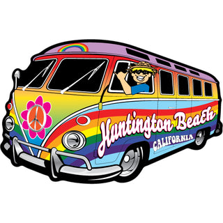 Huntington Beach  CA  RAINBOW BUS Sticker