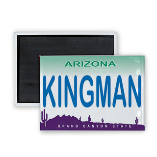 kingman license plate Rectangle Badge Magnet